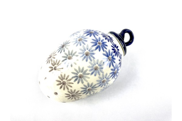 Hanger 3  Bunzlau Kerstbal ovaal Kerst